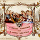 The first commercially printed Christmas card designed by J.C. Horsley in 1843.